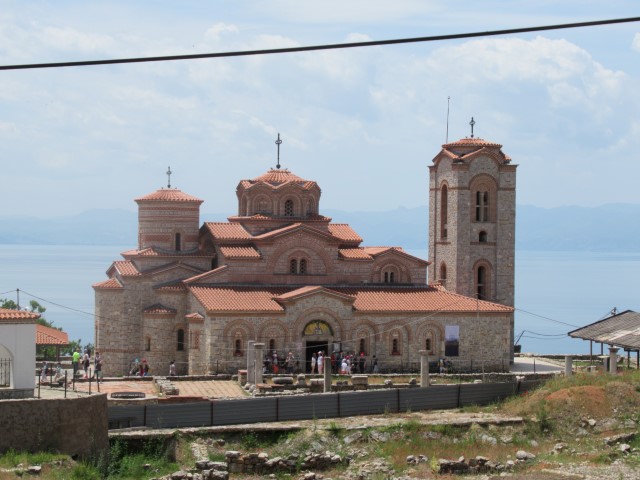 Moderne kerk in Ohrid